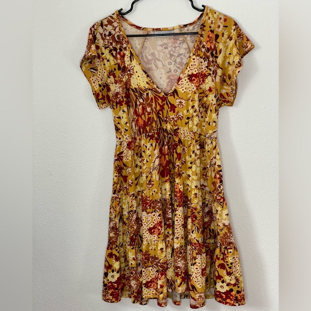 Urban Outfitters Yellow floral dress